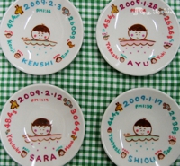 お誕生のメモリアルプレート